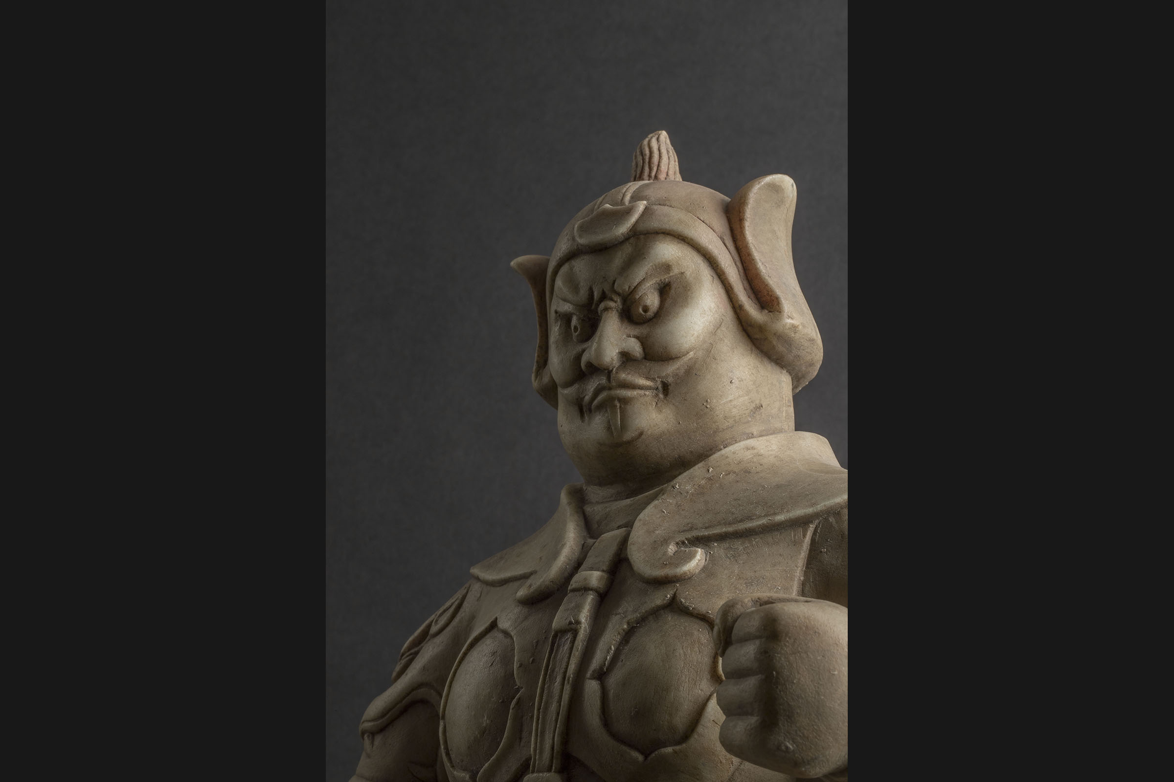 唐 天王立像